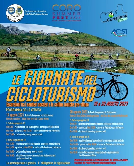 Locandina__Giornate_Cicloturismo__Asd_Corigliano_Bike_19-20_08_23